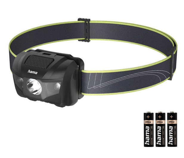 Hama Latarka czołowa led hl200, 200lm, 4 tryby świecenia, ipx3 - 1533956 - zdjęcie 7